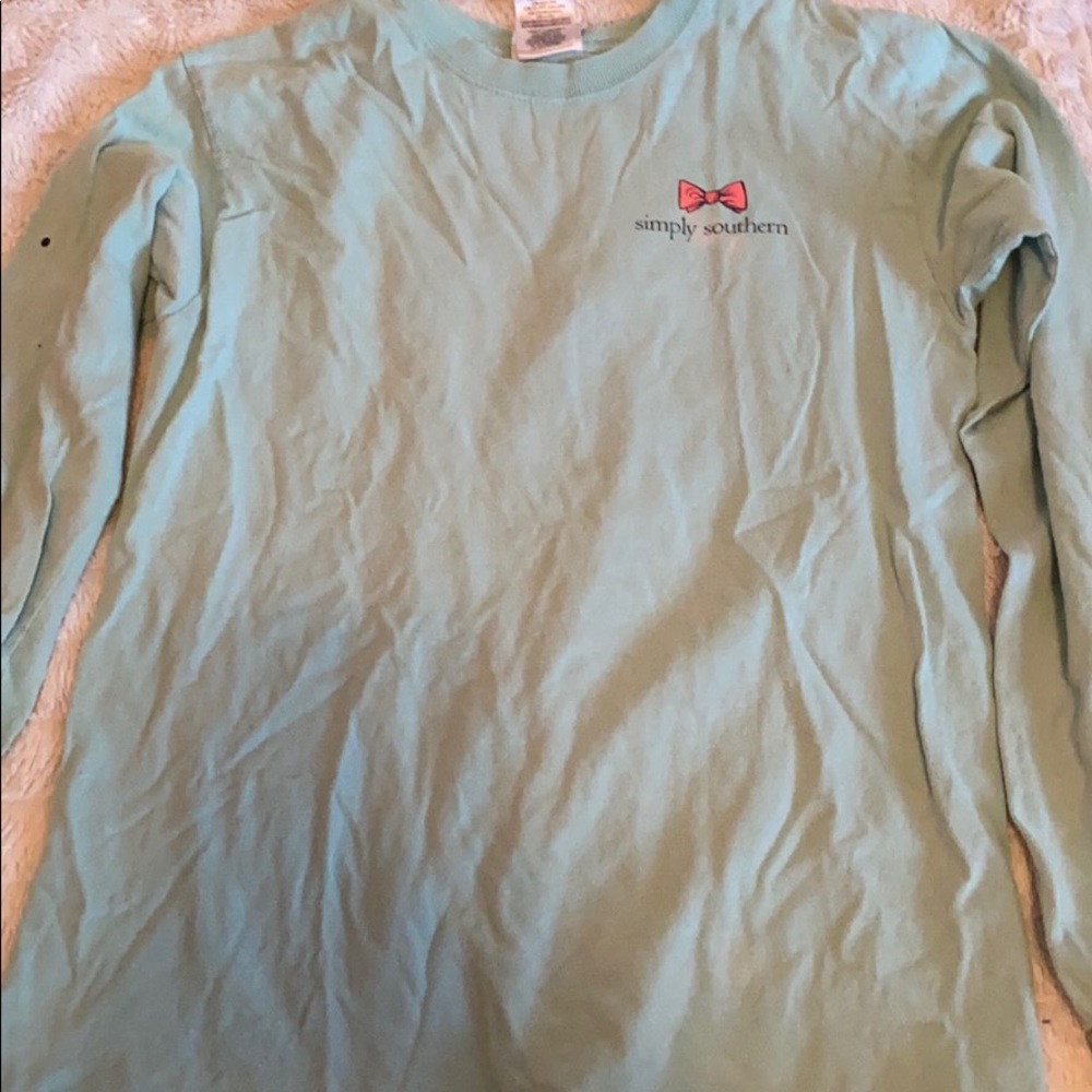 aqua simply southern longsleeve